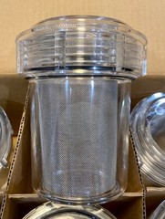 Dental Vacuum Pump Evacuation Canister w/ Fine Screen Filter trap # 2350 8/box