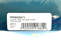 Coilhose Pneumatics PFE60254TY Flexeel Reinf Polyurethane Air Hose 3/8 X 25′ YEL