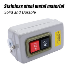 AC 220V/380V Push Button Switch On/Off Start Stop Switch 3 Phase Self L