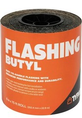 Typar Flashing Butyl Flashing 6″ x 75′ Ft. 6 Inch Peel and Stick