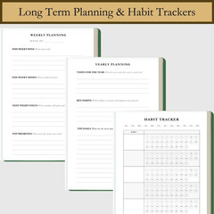 Time Blocking and ADHD Planner by Refine Days. 180 Undated Pages, to Do List, Ho