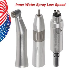 Dental Slow Low Speed Straight Handpiece Air Motor 4Holes E-type NSK STYLE WY4