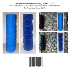 Concrete Texture Rollers – Wall Stone & Cobble Stone Concrete Roller Kit