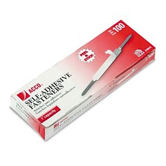 ACCO Brands Self-Adhesive Fasteners, 1″ Capacity, Economy, 100 Fasteners/Box …