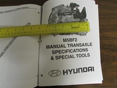 Hyundai M5BF2 Manual Transaxle Workbook + Special Tools Supplement
