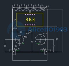 HY-D02 Dual Pulse Encoder Spot Welding Machine Time Current Control Board
