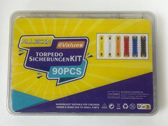 90Pcs Torpedo Fuse Kit 5A 8A 10A 16A 25A 40A Classic Car European Fuses Set
