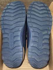 WOMEN’S “7.5” SKECHERS NAVY & GOLD WORK SHOES Memory Foam Bulkin-BALRAN 108033