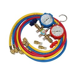 R410A R22 Manifold Gauge Set AC A/C 5FT Color Hose Air Conditioner HVAC 59” New