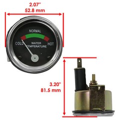 Caltric Tachometer Amp Oil Gauge For Massey Ferguson Industrial MF20 30 2135