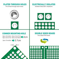 170 400 830 Solderless PCB Plate Printed Circuit Universal Board Kit for Arduino