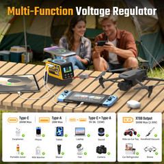 300W power Regulator Wireless charge for Dewalt 20V Battery,2-30V DC Adjustable