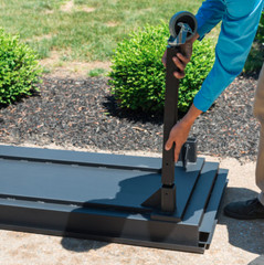 Heavy-Duty Outdoor Portable Charcoal Grill w/ Removable Legs and Cover 60″ Steel