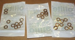 Oilite TT604-B Thrust Washer 3/8 in Bore, Bronze, SAE 841, 5/8 in OD x 0.062 in