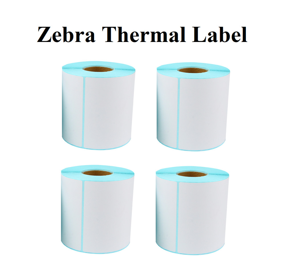 4 Rolls 250 4″ x 6″ Zebra 2844 Eltron Direct Thermal Printer 1000 Labels 4×6