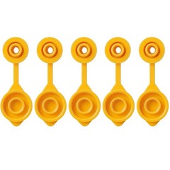 5PCS Yellow Ventilation Caps For Gas Cans 8mm Universal Fuel Jug Replacement