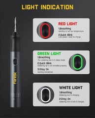 Fanttik T1 Max Cordless Soldering Iron Kit – 7 Second Fast Heating, C210 Tips, U
