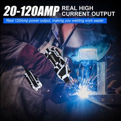Portable Electric Welding Machine, Upgraded 110V ARC Welder, 20-120A, IGBT In…