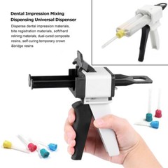 1:1 /1:2 Ratio Dental Impression Mixing Dispenser Caulking Gun 50ml TB219 LH02