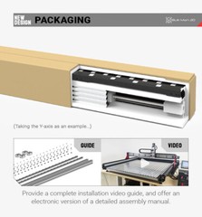 OXMAN CNC Engraver Router Machine-1610 Ball Screw for Wood Acrylic MDF Cutting