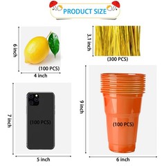 300pcs Cellophane Bags 6X9 5X7 4X6 Cellophane Treat Bags with Ties Goodie Bag Cl