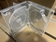 1 Top Quality Super Clear 27mm 5 Disc DVD Cases,Booklet Clips DB27-5C FREE SHIP