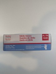 Gordon Choice X-Large Powder-Free Nitrile Gloves Blue 100 Ct Box