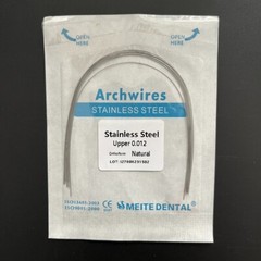 10Packs Dental Orthodontic Stainless Steel Arch Wire Round Natural Form 100 Pcs