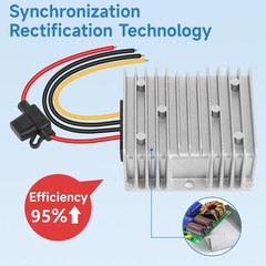 DC 18V-58V to 12V 20A 240W Step Down Converter 18V 20V 24V 36V 48V to 12V Gol…