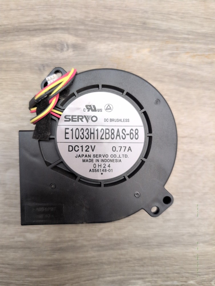 SERVO E1033H12B8AS-68 DC12V 0.77A Three-wire Turbine Blower Cooling Fan