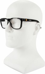 V30 Maverick Anti-Scratch Safety Glasses – Clear Lenses & Black Frame