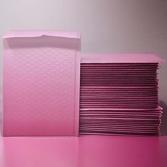 Pink and Purple Gradient Slide 6×10 inch Colored Poly Bubble Mailers Combo, Uniq
