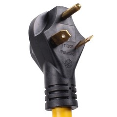 OPEN BOX – RV 30Amp Male To 50Amp Female Power Cord Plug Adapter 30M/50F Cable