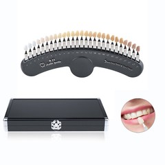 27 Colors Shade Guide 3D Bleaching Shade with Mirror Tooth Bleaching Shadeguide