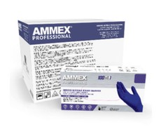AMMEX Indigo Nitrile Disposable Exam/Medical Gloves 3 Mil Case of 1000/10 Boxes