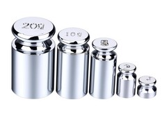 Chrome Plated Steel Calibration Weights Set 5 Grams M1 Digital Scale Calibrator