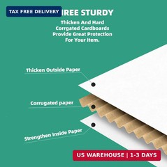 7x5x2 inch Small White Mailers Boxes Recyclable Corrugated Gift Box for Packagin