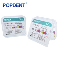 Dental Endodontic Rotary Endo Root Canal File X-Pro Blue /Gold Taper POPDENT