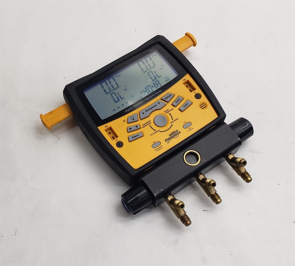 Fieldpiece SMAN3 SMAN 3-Port HVAC HVSCR Digital Manifold Micron Vacuum Gauge