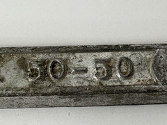 TIN LEAD SOLDER BAR 50/50 WARRANTED 3/4″ x 13″ Grade A Approx 1 lb 8 oz