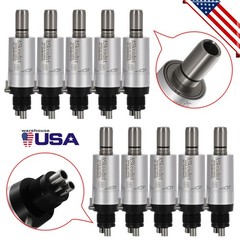 10pcs ASkeadnt Dental Low Speed Air Motor Handpiece E-Type 4 Holes FX