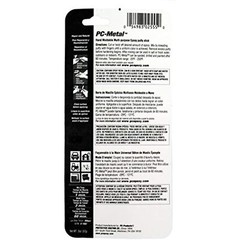 PC Products PC-Metal Epoxy Putty, 2 oz Stick, Dark Gray