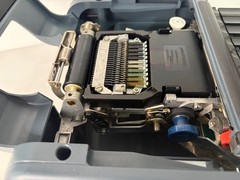 Stenograph Stentura 200 Stenotype Machine w/ Original Case Tripod Manual TESTED