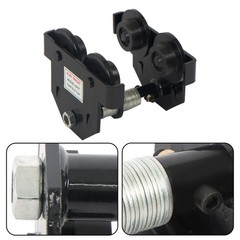 1100lb/0.5t I-Beam Trolley Alloy Steel Double Wheel I-Beam Flange Width 55-135mm
