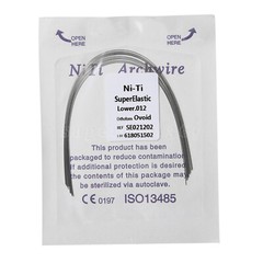 10PCS Dental Orthodontic Niti Reverse Curve Round Arch Wire Super Elastic Wires