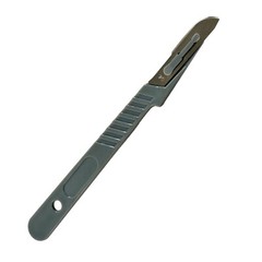 Sterile Disposable Scalpel #20 | 10 x Pack | Carbon Steel Blade + Plastic Handle