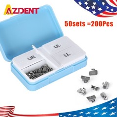 10packs AZDENT Dental Orthodontic Buccal Tube Roth 022 1st Molar Single Non-Conv