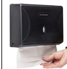 Wall Mount Black Paper Towel Tri-Fold Towel Dispenser Not Hardware