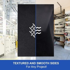 1/4″ ABS Sheet 24×36″ Black Textured Matte – Heat Moldable 2pk