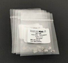 100Packs Dental Orthodontic Buccal Tube 1st Roth 0.022 Molar Bondable No-cov